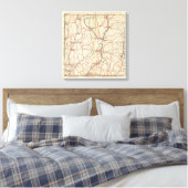 ニューヨークとコネチカットの自転車道路12 キャンバスプリント (インサイチュ (寝室))