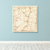 ニューヨークとコネチカットの自転車道路12 キャンバスプリント (インサイチュ (ウッドフロア))