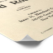 ニューヨークとコネチカットの自転車道路13 ポスター (角)