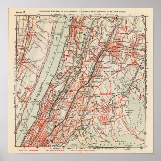 ニューヨークとコネチカットの自転車道路3 ポスター (正面)