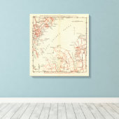 ニューヨークとコネチカットの自転車道路6 キャンバスプリント (インサイチュ (ウッドフロア))