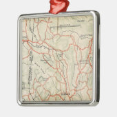 ニューヨークとコネチカット7の自転車道 メタルオーナメント (左)