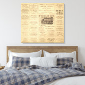 ニューヨークとペンシルベニアの油広告 キャンバスプリント (インサイチュ (寝室))