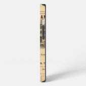 ニューヨークとペンシルベニアの油広告 iPhoneケース (左側面)