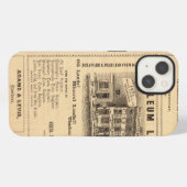 ニューヨークとペンシルベニアの油広告 iPhoneケース (裏面横)