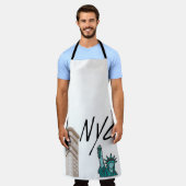 ニューヨークと自由 エプロン (着用した状態)