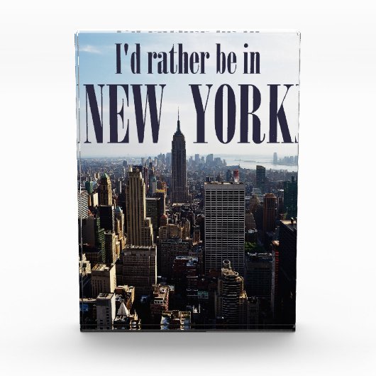 「ニューヨークにいるほうがいい」という写真集 フォトブロック (正面)
