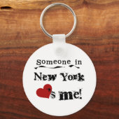 ニューヨークにいる誰かが私を愛している キーホルダー (正面)