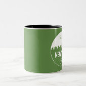 ニューヨークに乗る ツートーンマグカップ (中央)