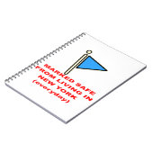 ニューヨークに住んで安全にマーク# ノートブック (左側)