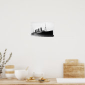 ニューヨークに到着するRMSルシタニア – 1907 ポスター (キッチン)