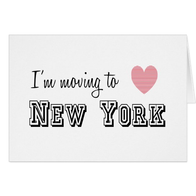 ニューヨークに引っ越す (正面横)