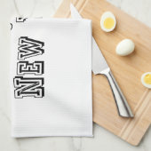 ニューヨークに引っ越す キッチンタオル (四つ折り)