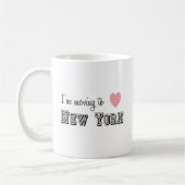 ニューヨークに引っ越す コーヒーマグカップ (左)