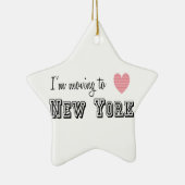 ニューヨークに引っ越す セラミックオーナメント (右)