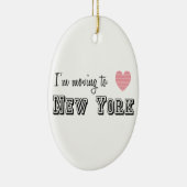 ニューヨークに引っ越す セラミックオーナメント (右)