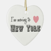 ニューヨークに引っ越す セラミックオーナメント (右)