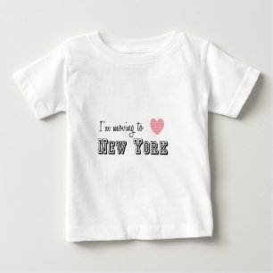 ニューヨークに引っ越す ベビーTシャツ