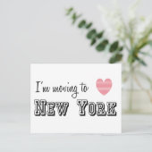ニューヨークに引っ越す ポストカード (スタンド正面)