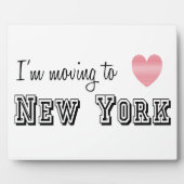 ニューヨークに引越します フォトプラーク (正面)