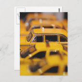 ニューヨークのおもちゃタクシーはがき ポストカード (正面/裏面)