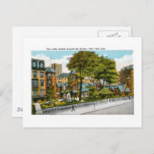 ニューヨークのまわりにの小さな教会の角 ポストカード (正面/裏面)