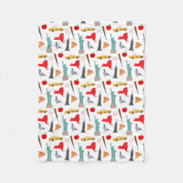 ニューヨークのアイコン フリースブランケット