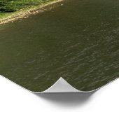 ニューヨークのアディソンにあるカニステオ川 ポスター (角)