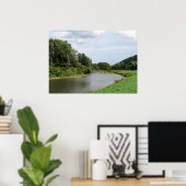 ニューヨークのアディソンにあるカニステオ川 ポスター (ホームオフィス)