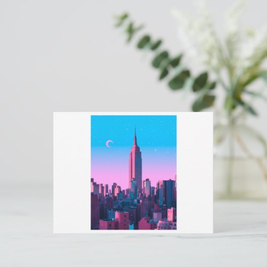 ニューヨークのアニメシティ ポストカード (スタンド正面)