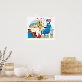 ニューヨークのアニメ州 ポスター (キッチン)