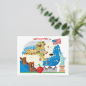 ニューヨークのアニメ州 ポストカード (スタンド正面)