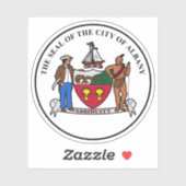 ニューヨークのアルバニーの封印 シール (シート)