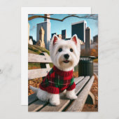 ニューヨークのウェスティー 招待状 (正面/裏面)