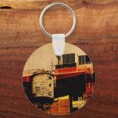 ニューヨークのウォータータワーキーチェーン キーホルダー (正面)