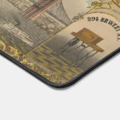 ニューヨークのエンパイア裁縫マシン社のヴィンテージ広告 デスクマット (コーナー)