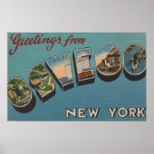 ニューヨークのオウズゴ – ラージレターシーン ポスター (正面)