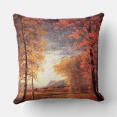 ニューヨークのオネイダ郡アメリカ秋 クッション (裏面)