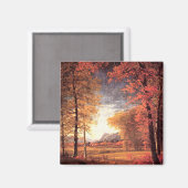 ニューヨークのオネイダ郡アメリカ秋 マグネット (正面/裏面)