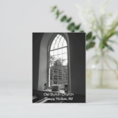 ニューヨークのオランダ教会で眠いホロー ポストカード (スタンド正面)