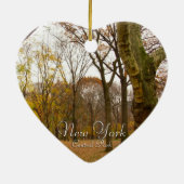 ニューヨークのオーナメントのニューヨークの記念品の装飾 セラミックオーナメント (裏面)