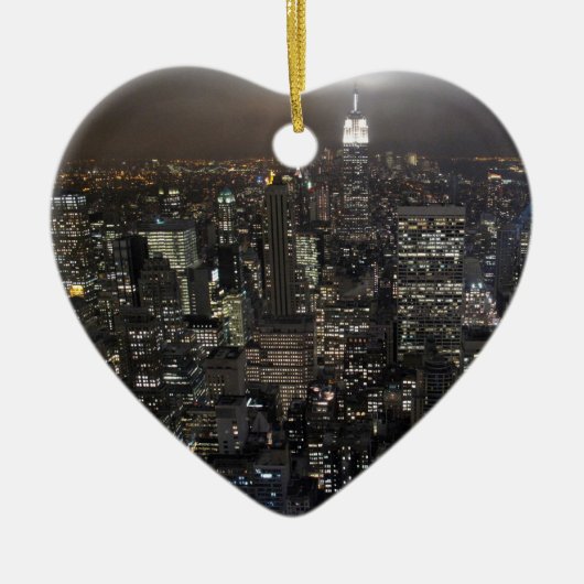 ニューヨークのオーナメントのニューヨークの記念品の装飾 セラミックオーナメント (正面)