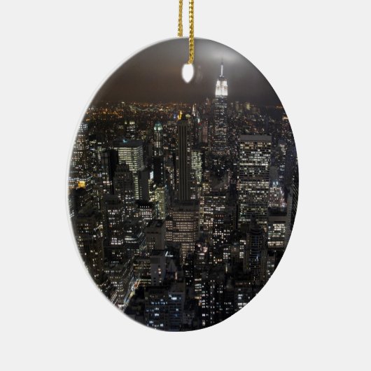 ニューヨークのオーナメントのニューヨークの記念品の装飾 セラミックオーナメント (右)