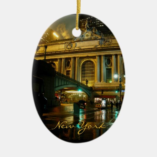 ニューヨークのオーナメントのニューヨークの記念品の装飾 セラミックオーナメント (正面)