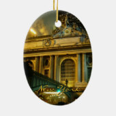 ニューヨークのオーナメントのニューヨークの記念品の装飾 セラミックオーナメント (裏面)