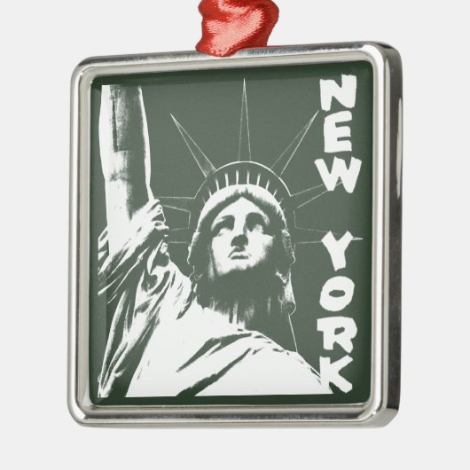ニューヨークのオーナメントのニューヨークの記念品の装飾 メタルオーナメント (左)