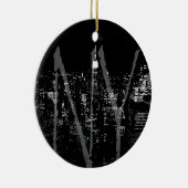 ニューヨークのオーナメントのパーソナライズな記念品の装飾 セラミックオーナメント (右)