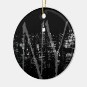 ニューヨークのオーナメントのパーソナライズな記念品の装飾 セラミックオーナメント (左)