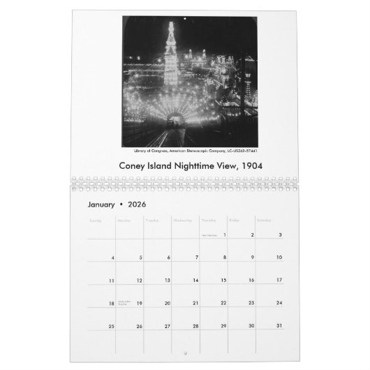 ニューヨークのカレンダーの2016の古いイメージ カレンダー (1月 2026)