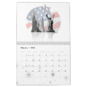 ニューヨークのカレンダー カレンダー (2月 2026)